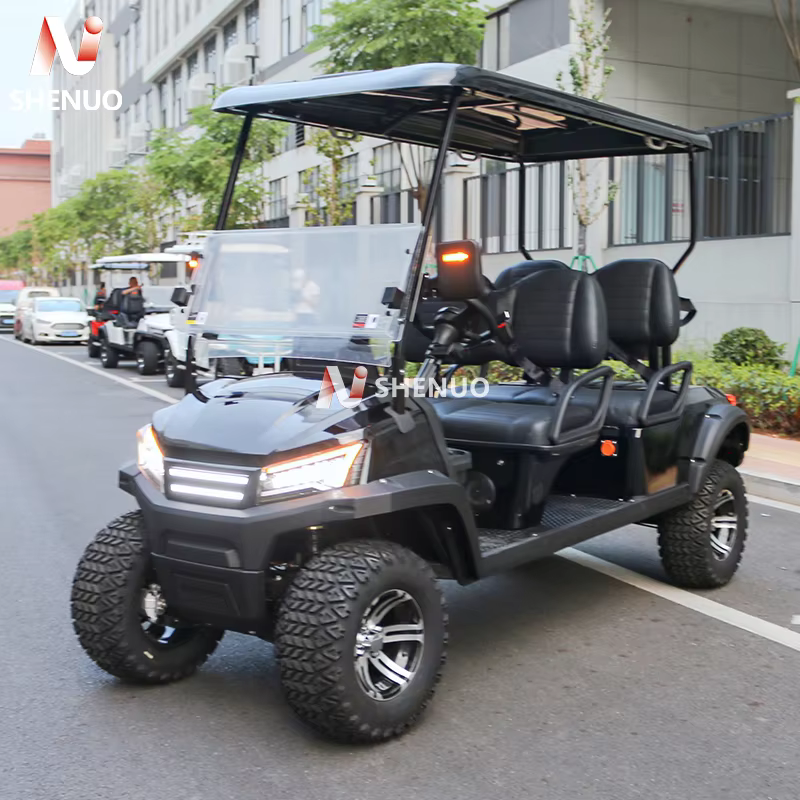 luxury golf carts electric 4 seater