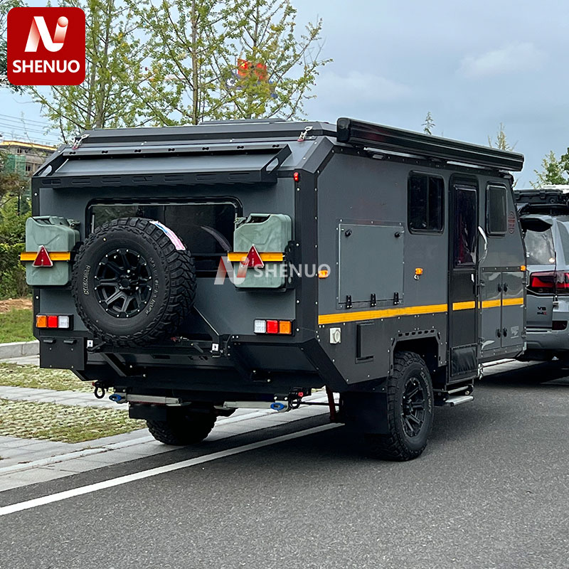 20FT Luxury Off Road Caravan with Slide Out Kitchen Diesel Heater for New Zealand South Island Winter Touring - Image 2