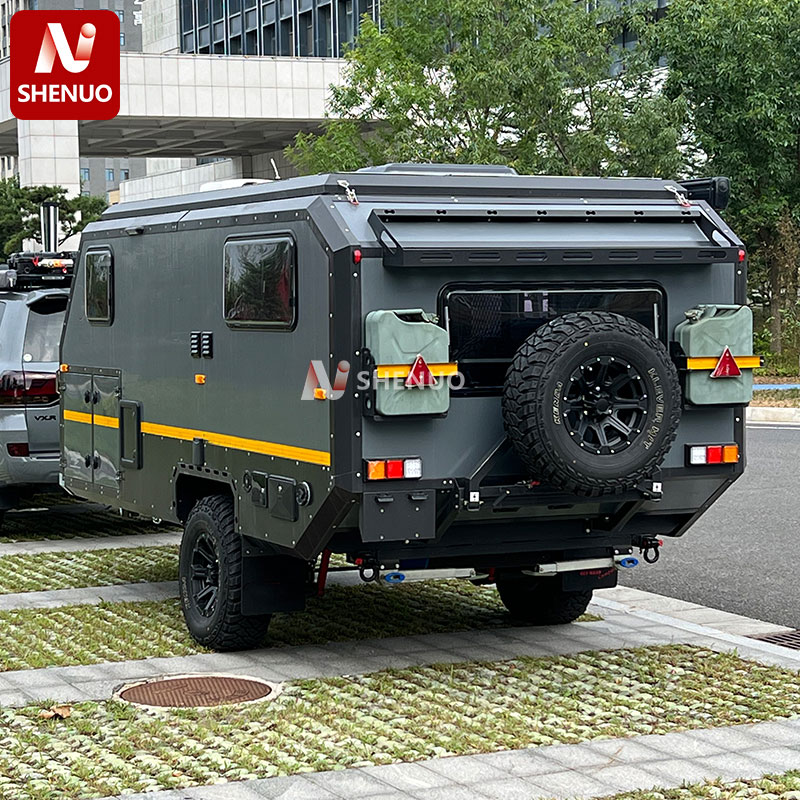 20FT Luxury Off Road Caravan with Slide Out Kitchen Diesel Heater for New Zealand South Island Winter Touring - Image 3