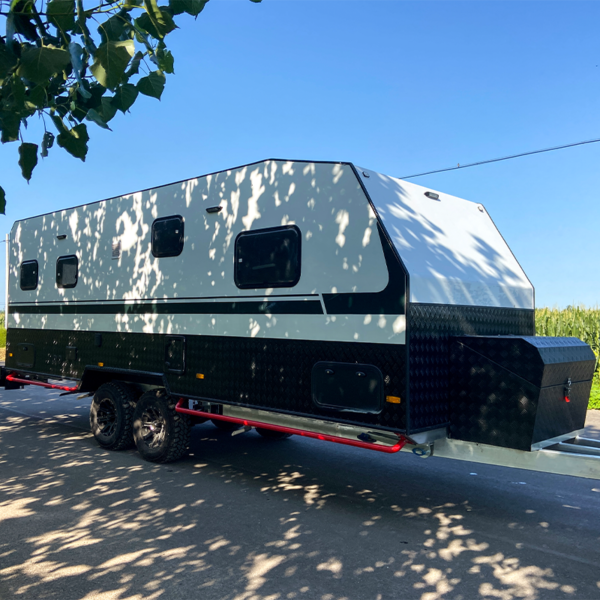 Mining Site Off Road Caravan 29FT Heavy Duty Australian Outback Workforce Living Quarters Solar Powered