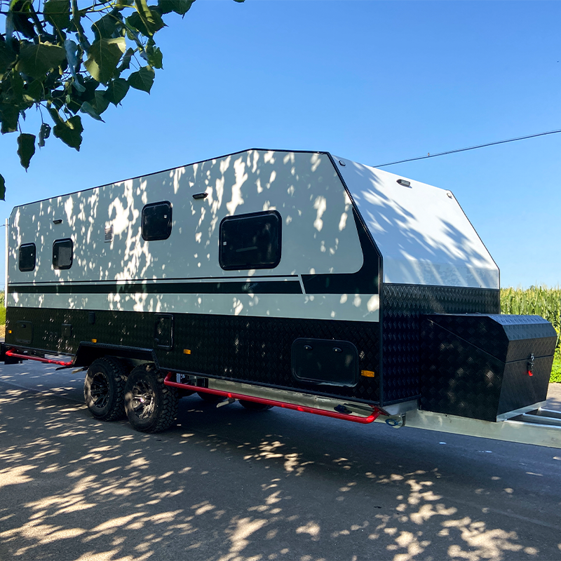 Mining Site Off Road Caravan 29FT Heavy Duty Australian Outback Workforce Living Quarters Solar Powered