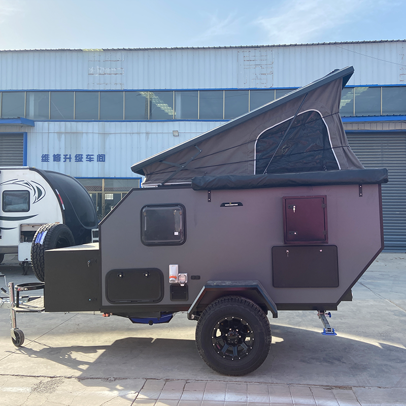 Hybrid Off Road Caravan 16FT with Roof Top Tent Expandable Living Area for Australian Family 4WD Adventures - Image 2