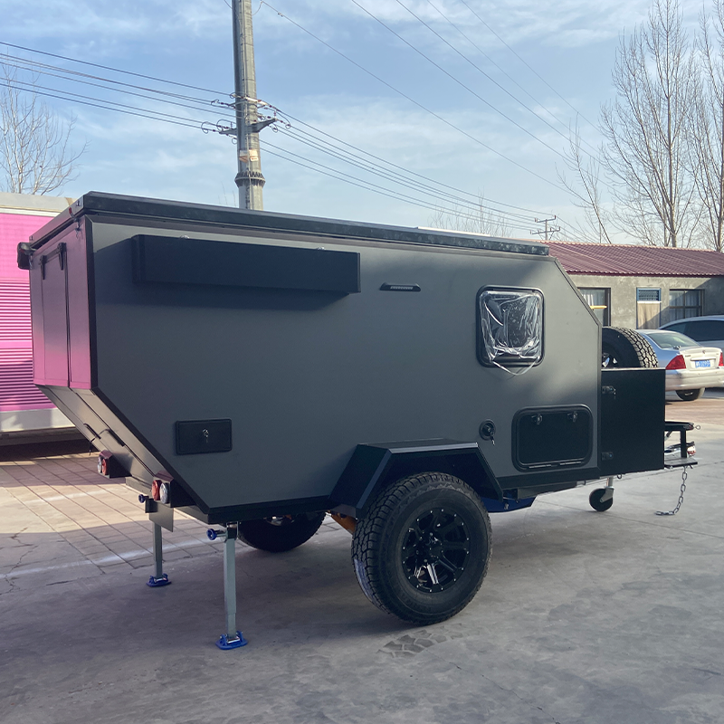 Compact 14FT Off Road Caravan Couples Use Lightweight Aluminium Body for Australian 4WD Tow Bush Camping - Image 2