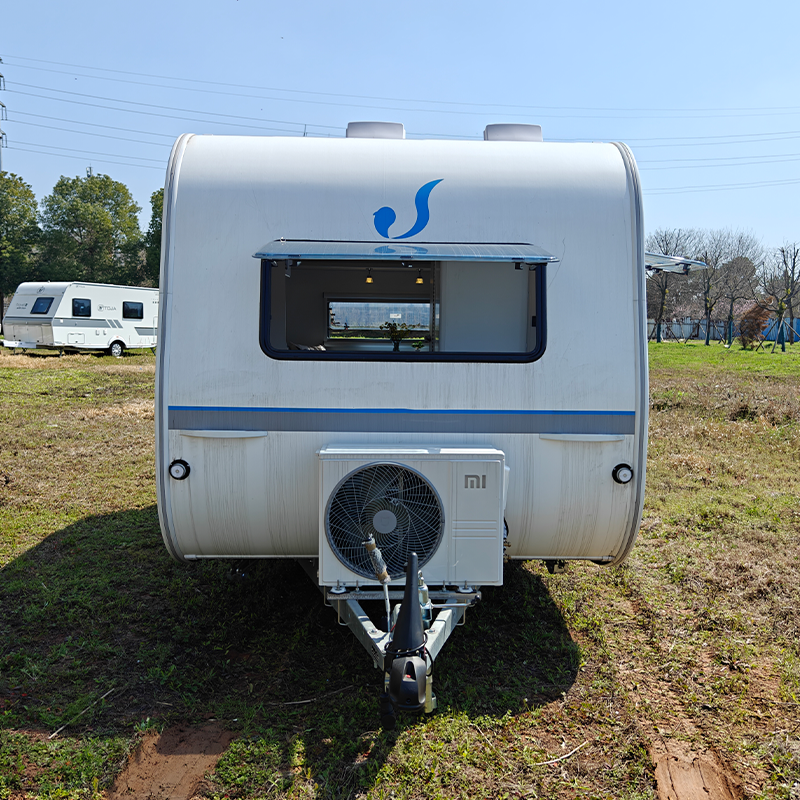 Modern 17FT Off Road Caravan Black Style Aluminium Cladding Australian Young Couples Adventure Use 2 Berth - Image 3
