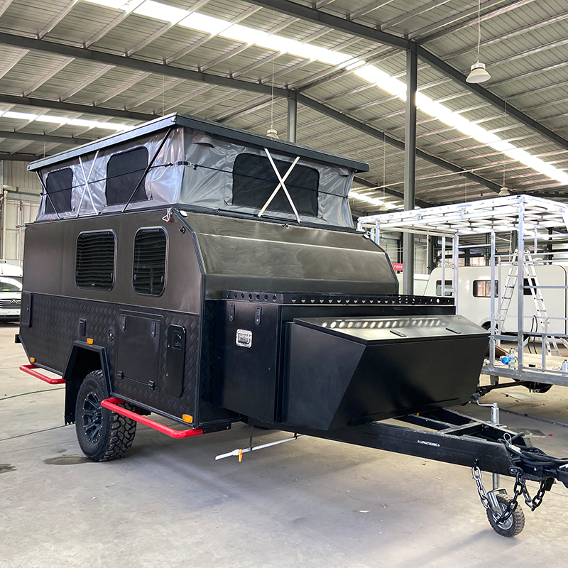 20FT Off Road Caravan Chefs Kitchen 3 Way Fridge Australian Foodie Touring with Air Fryer Microwave Combo - Image 2