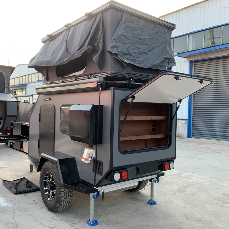 Compact 14FT Off Road Caravan Couples Use Lightweight Aluminium Body for Australian 4WD Tow Bush Camping - Image 3