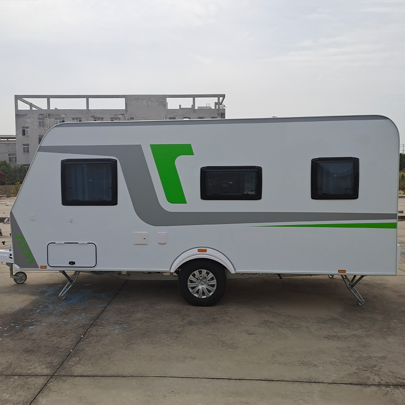 21FT Family Travel Trailer Electric Slide Out Living Area for Australian Long Trip Family 6 Berth Wholesale - Image 3