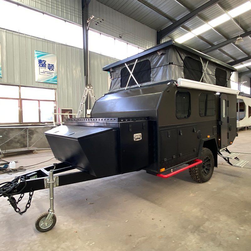 20FT Off Road Caravan Chefs Kitchen 3 Way Fridge Australian Foodie Touring with Air Fryer Microwave Combo - Image 3