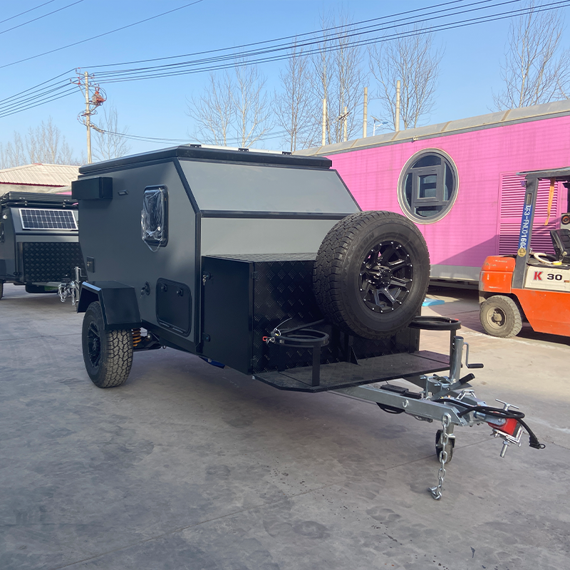 Compact 14FT Off Road Caravan Couples Use Lightweight Aluminium Body for Australian 4WD Tow Bush Camping - Image 4